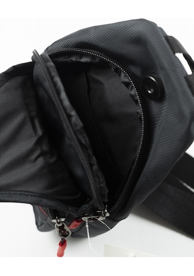 İmaks Küçük Boy Çokgözlü Günlük Çapraz Göğüs El Ve Omuz Çantası Unisex Body Bag Siyah 955 Siyah - Kırmızı