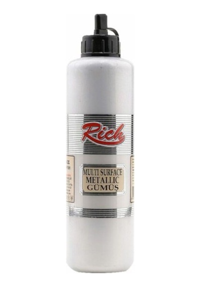 Rıch Multi Metalik Akrilik Boya 03752 Gümüş 500 Cc