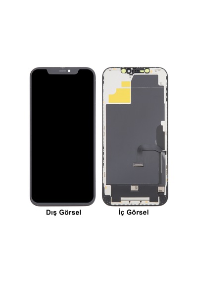 Teknonet Apple Uyumlu iPhone 12 Pro Max Diagnostics Lcd+dokunmatik+çıtalı - Siyah