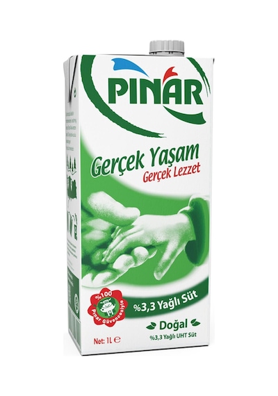 Pınar %3,3 Yağlı Süt 1 Lt X 6 Adet