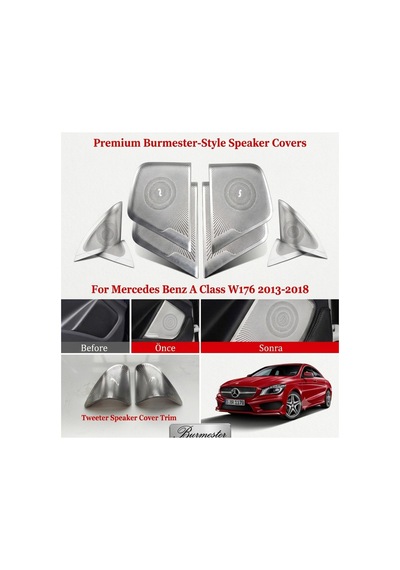 Mercedes W117 Burmester Hoparlör Kapakları '' 6 '' Parça 2013-2019