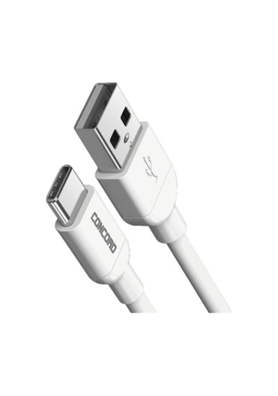 Type C Hızlı Şarj Ve Data Kablosu C-821 100 Cm Kablo Beyaz