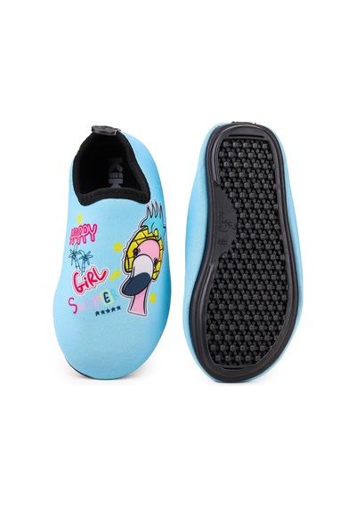 Kiko Kids Bird Havuz Plaj Kız Çocuk Deniz Ayakkabısı 8535 Mavi Mavi