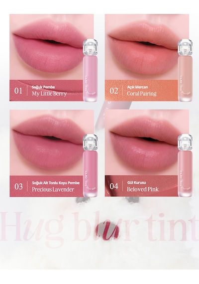 Hafif Ve Köpüksü Dokusuyla Pürüzsüz Görünüm Sunan Tint Clıo Hug Blur Tint 002 Coral Pairing 16502867