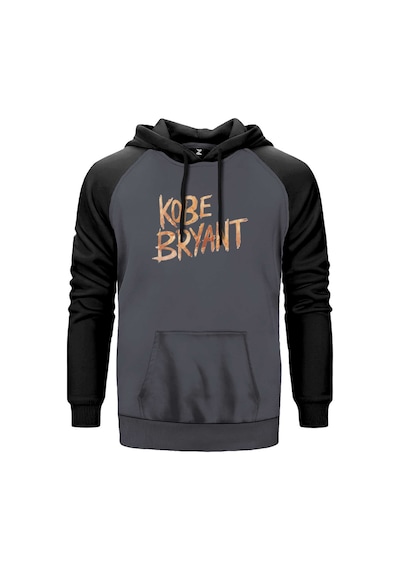 Kobe Brynt Gri Renk Reglan Kol Sweatshirt Gri