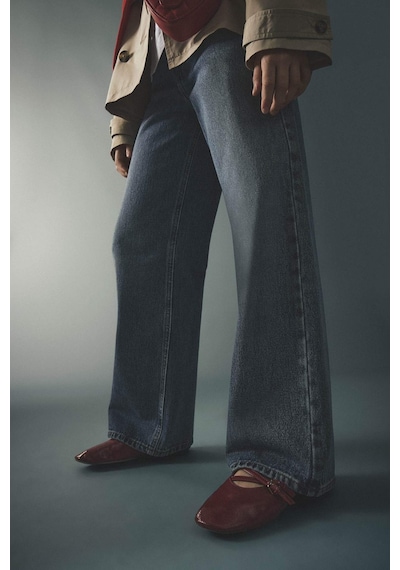 Defacto Straıght Wıde Geniş Paça Jean Pantolon Kız Çocuk G4654a826smnm28 Mavi-nm28