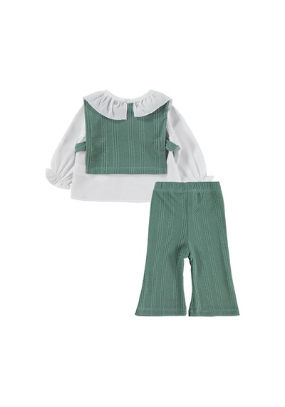 Civil Baby Bebe Yakalı 6-18 Ay Takım - Yeşil Çağla Yeşili