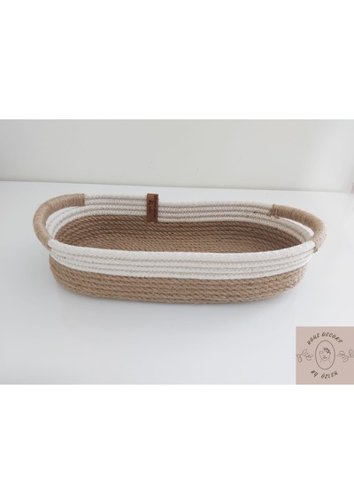Hasır Oval Sepet - 30x17x6cm