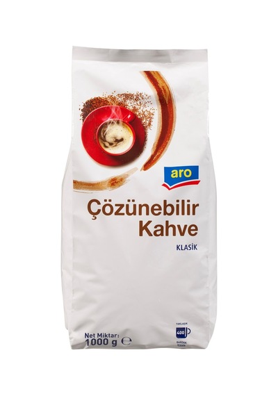 Aro Granül Kahve 1 Kg Klasik - Yoğun Aromalı 400 Bardak 3'li Ekonomik Paket - 3 Adet Tarı