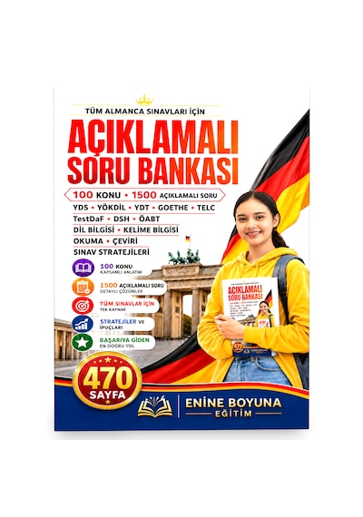 Tüm Almanca Sınavları İçin Açıklamalı Soru Bankası