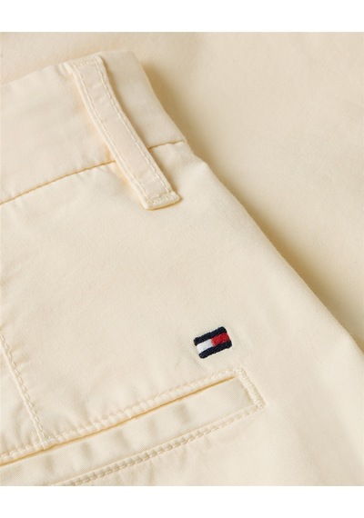 Tommy Hilfiger Co Blend Gmd Chıno Short Kadın Sarı Şort - Ww0ww42457 Sarı