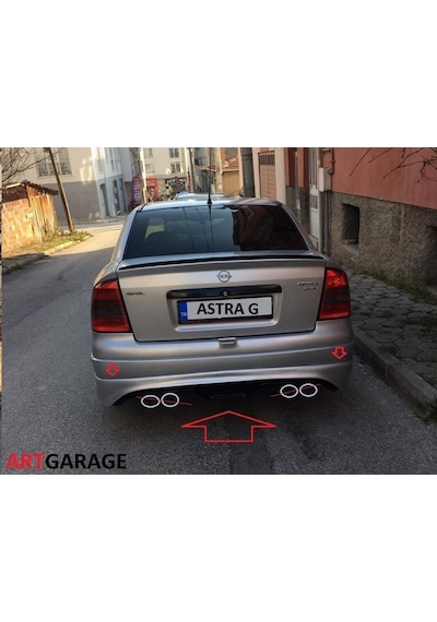 Astra G Sedan Custom Arka Tampon Eki-fiberglass-boyasız Uyumlu