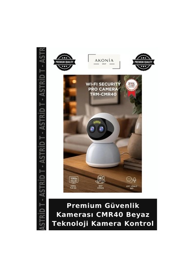 Premium Güvenlik Kamerası Cmr40 Beyaz Teknoloji Kamera Kontrol