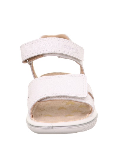 Superfit Sparkle Kız Çocuk Sandalet - Beyaz Gümüş 609004-1020 Beyaz - Gümüş