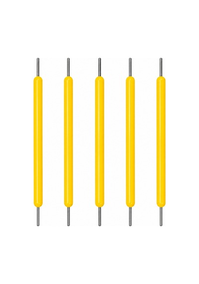 3 Volt 360mm Sarı Esnek Led Filament Retro Tungsten Görünümlü Dekoratif Filament 5 Adet