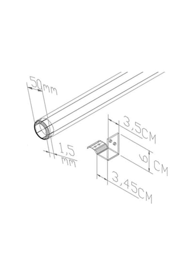 Alüminyum Bronz Merdiven Tutamak, Korkuluk Yaşlı Engelli Duvar Tutamağı 100 Cm