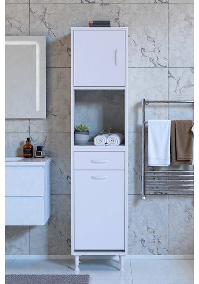 Eliusta Seris Sepetli Ve Çekmeceli Banyo Dolabı G:45 Cm Çok Amaçlı Beyaz Düzenleyici 45x173x32,5 Cm Dolap Beyaz Eliusta Seris Sepetli Ve Çekmeceli Banyo Dolabı G:45 Cm Çok Amaçlı Beyaz Düzenleyici 45x173x32,5 Cm Dolap Beyaz