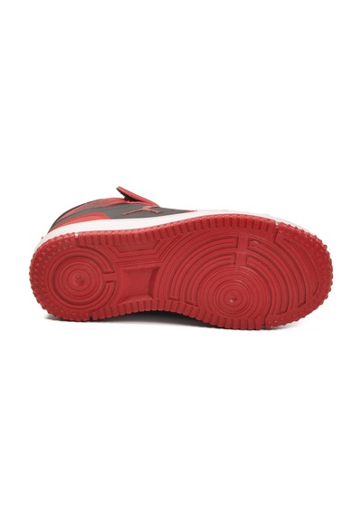 Kırmızı Bilek Boy Erkek Çocuk Sneaker Haykat Uzun F Kırmızı