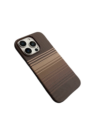 Knit Apple iPhone Uyumlu 16 Kevlar Series Kılıf Lf - 116 Kahverengi