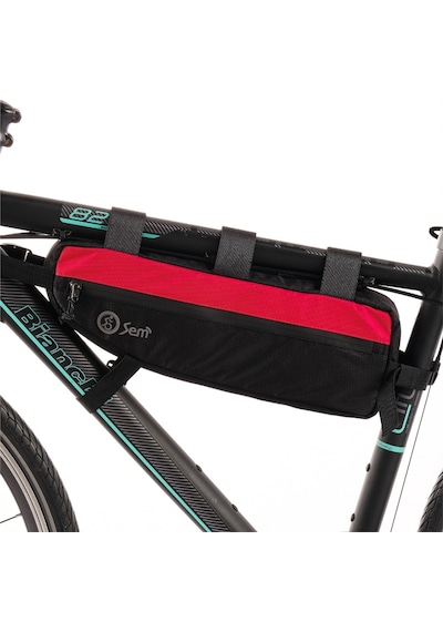 Semçanta - Bikepacking Kadro Altı Çanta - M - Kırmızı