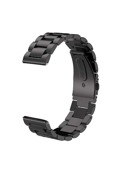 Gear S3 22mm Uyumlu Krd-04 Metal Zore Kordon-siyah