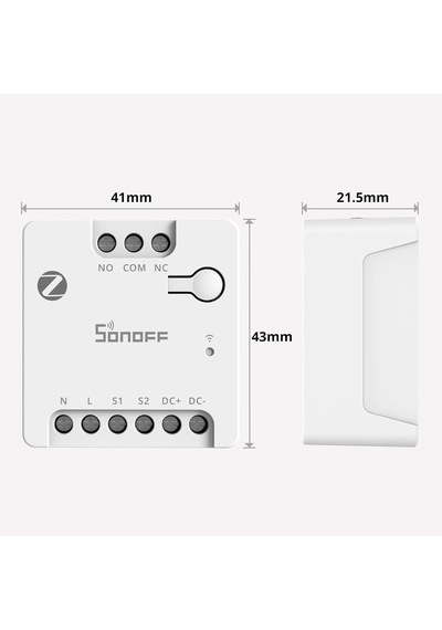 Zigbee Kuru Kontak Akıllı Röle Mini-zbd