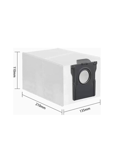 Dreame L10s Pro Ultra Head Rll82ce Robot Süpürge Uyumlu 1 Adet Toz Torbası Yadek Parça Seti