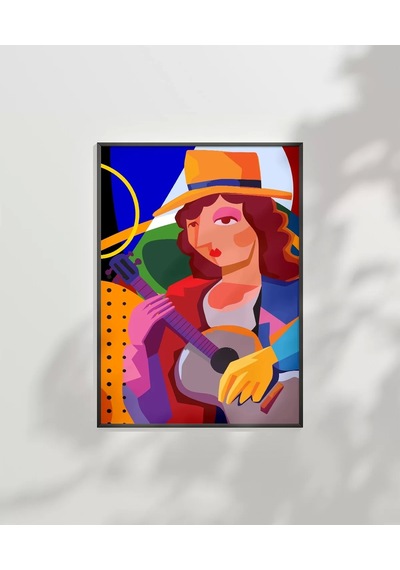 Çerçevesiz Poster Müzikal Portre