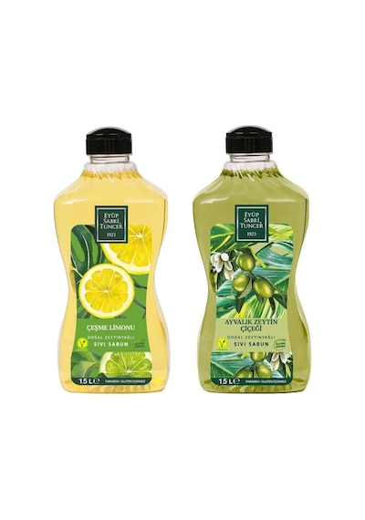 Eyüp Sabri Tuncer Doğal Zeytinyağlı Sıvı Sabun Çeşme Limonu Ve Ayvalık Zeytin Çiçeği Sıvı Sabun 1500 Ml Diğer