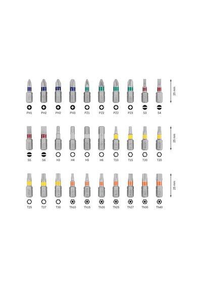 Bosch Professional 32 Parça Vidalama Ucu Seti Extra Hard – 2607017319
