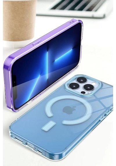 Newface Apple iPhone Uyumlu 14 Pro Max Kılıf Troy Magsafe Kapak