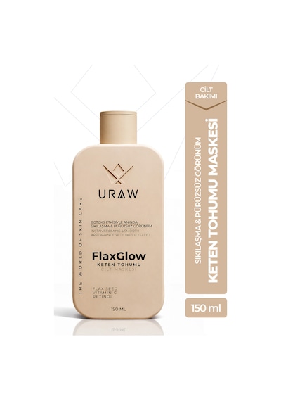 Uraw Keten Tohumlu Soyulabilir Arındırıcı ve Sıkılaştırıcı Maske 150 ML