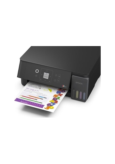 Epson Ecotank L3360 A4 Çok Fonksiyonlu Yazıcı 4 Kartuş İle 100 Sayfa Kapasite Siyah