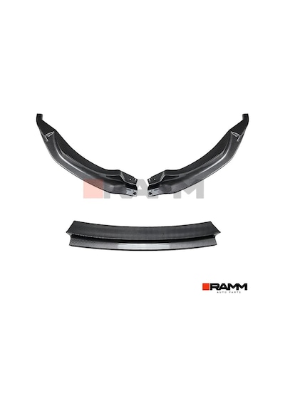 Bmw M3 M4 F80 F81 F82 F83 Ön Lip Parlak Karbon