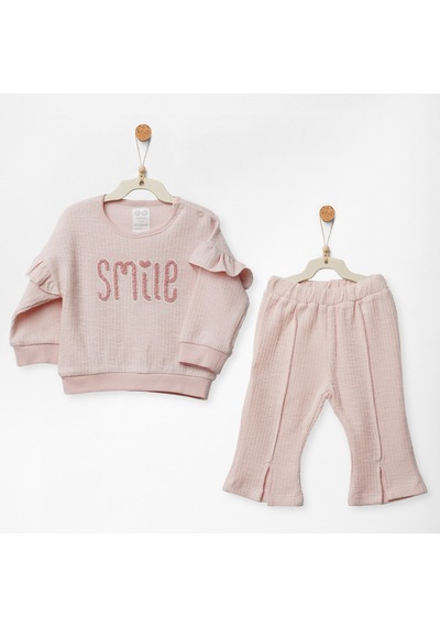 Andywawa Floral Dreams Kız Bebek Alt Üst Takım Ac27005 Pembe