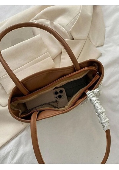 Lovelystore Kadın Hasır El Omuz Çantası Yazlık Çanta Plaj Çantası Fermuarlı Astarlı 24x38 Krem