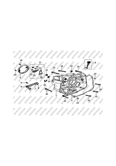 Mondial Uag100 Sağ Dekoratif Kapak (492648423)