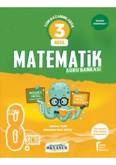 Okyanus Yayın 8. Sınıf 3 Nesil Matematik Soru Bankası
