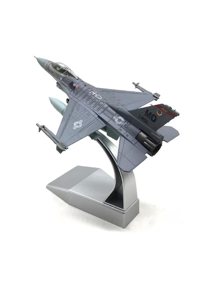 Maket Uçaklar-f16 Savaş Uçağı Ebat 1:100 14 10 5 Cm .
