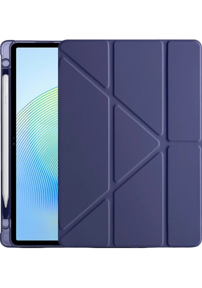 Redmi Pad 2 Kalemlikli Mars Tablet Kılıfı - Lacivert Diğer