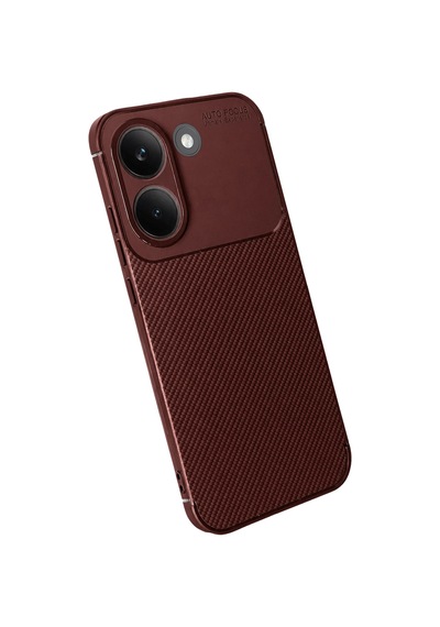 Xiaomi Poco X8 Pro Uyumlu Auto Focus Karbon Kapak - Bordo