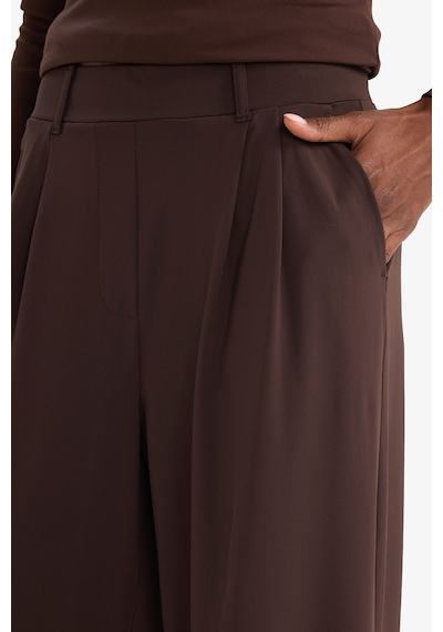 Defacto Wıde Leg Bilek Boy Sporcu Pantolon F8232ax26spbn490 Kahve-bn490