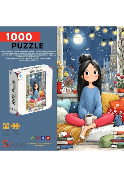 1000 Parça Puzzle, Pencere Kenarında Bir Masal Standart