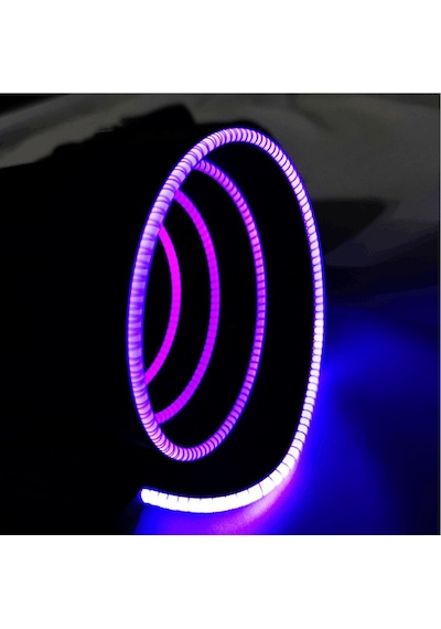 Unico Rgb Led Işıklı Baskısız Siyah Gaming Mouse Pad 35 X 30Cm