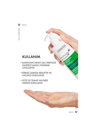 Vichy Dercos Anti-pelliculaire Anti-dandruff Kepek Karşıtı Şampuan 390 Ml - Normal Ve Yağlı Saçlar