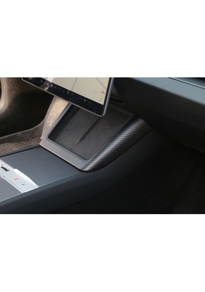 Autogp Tesla Model Y Juniper Orta Vites Kenar Kaplaması Karbon 2025+ Renkli