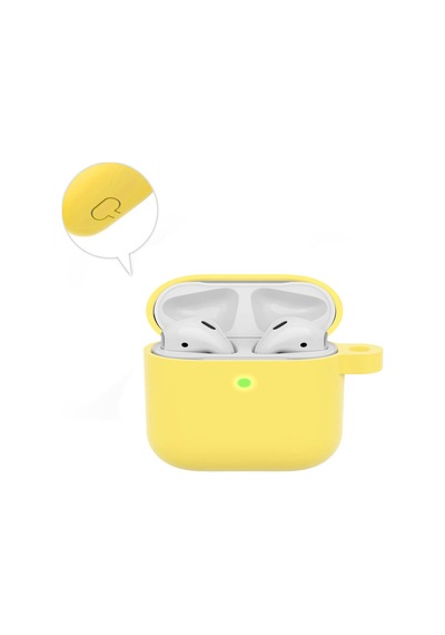 Apple Uyumlu AirPods Pro 1. Nesil Esnek Silikon 360 Tam Korumalı Silikon Kılıf
