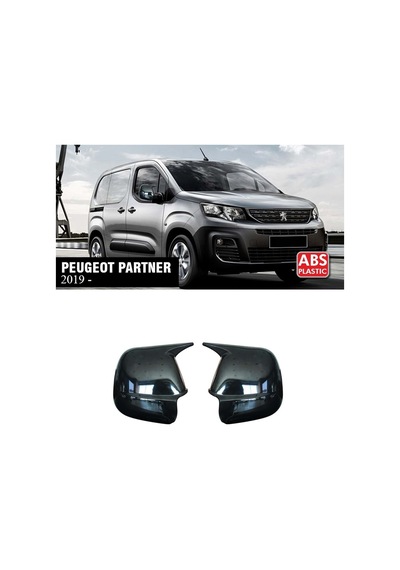 Peugeot Partner Batman Yarasa Ayna Kapağı Piona Black Abs 2019+