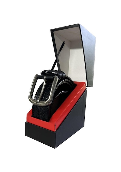 Fossil 4cm Siyah Hakiki Deri Spor Erkek Kemeri -125cm Siyah