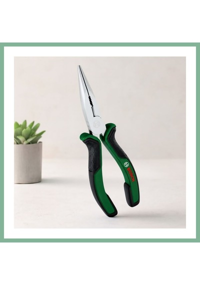 Bşkvirgo Kargaburun Pense 180 Mm Uzun Uçlu Ergonomik Saplı Bsk2026